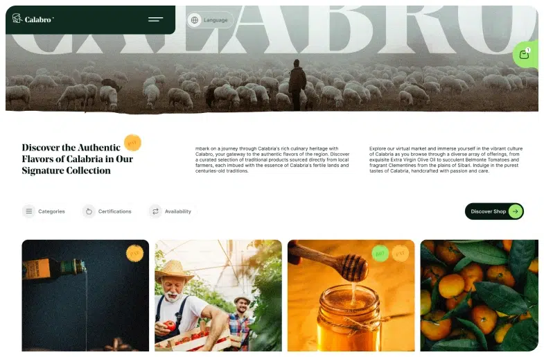 screen website calabro